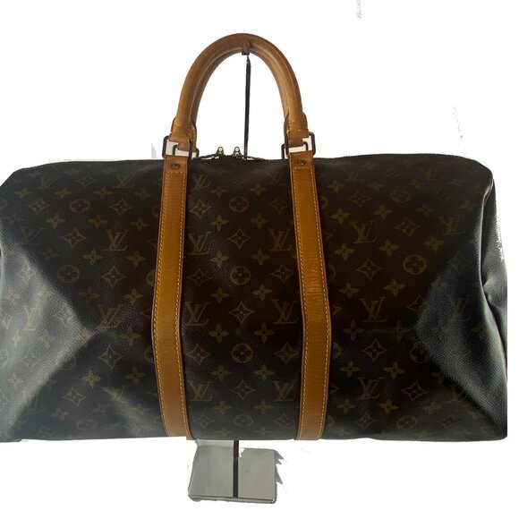 LOUIS VUITTON Keepall 50 M41426 Monogram Boston Bag Authentic - Picture 3 of 14